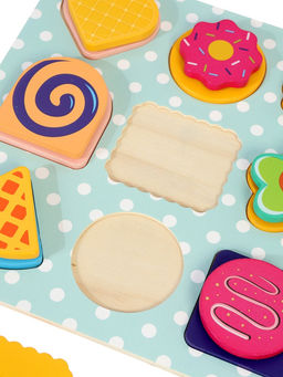 Деревянный кухонный набор - сортер «Пицца»