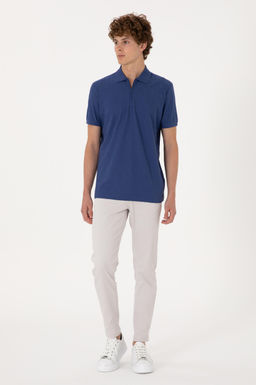 Erkek Regular Fit Fermuarl_ A__k Lacivert Desenli Ti__rt Sepette S_rpriz _ndirim - U.s. polo assn фото 4