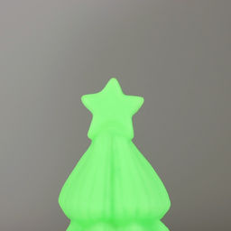 Фигурка светящаяся RISALUX Ёлка, со звездой, LED-ночник, 2 Вт, LR44, зелёный, 558см  фото 6