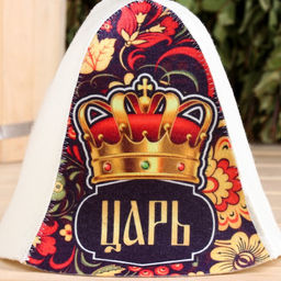 Шапка для бани Царь! - Добропаровъ фото 2