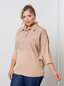 Блузка 1420 песочный