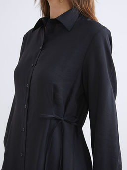 Modal Kar???ml? G?mlek Elbise