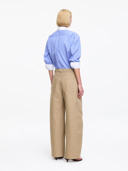 Pantalones de algod?n estilo barrel - H&m фото 3