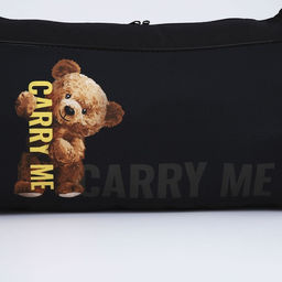 Сумка спортивная Carry me, 40*21*24 см, цвет чёрный - NAZAMOK KIDS фото 3