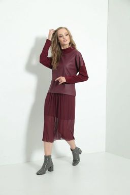 Юбка AMORI 3107 вишня