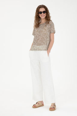 Женская футболка цвета хаки - U.s. polo assn фото 11