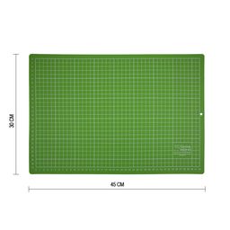 Gamma DKD-03 Мат для резки двухсторонний ПВХ 45 см х 30 см в пакете формат А3/бежевый/салатовый