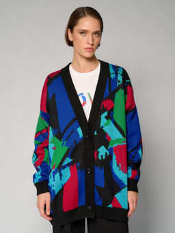 Кардиган женский 12411-54005 multicolor - Eleganzza фото 3