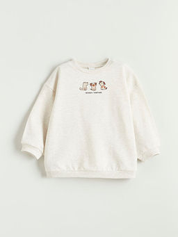 Bisiklet Yaka Erkek Bebek Kal?n Sweatshirt ve E?ofman Alt?