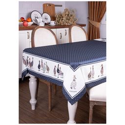 СКАТЕРТЬ FAMILY FARM 140Х180СМ ,СИНИЙ, 100