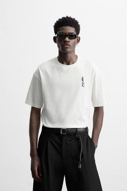 EMBROIDERED NOTES T-SHIRT - Zara фото 3