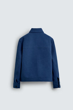 ZIP-UP WOOL EFFECT JACKET - Zara фото 9