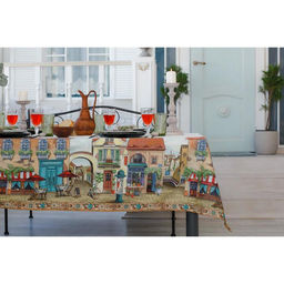 Скатерть Этель: Италия, 220 150 см, хлопок 100 %, саржа, 190 г/м  фото 8