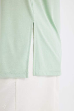 DeFactoFit Длинный крой с круглым вырезом для спортсменов из модала  фото 6