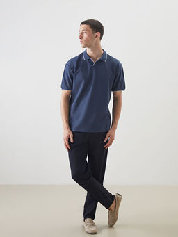 Polo Yaka K?sa Kollu Basic Erkek Ti??rt