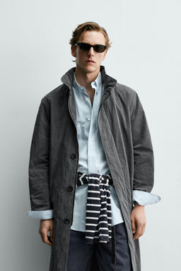 TRENCH LIGERO EFECTO LAVADO AARON LEVINE X ZARA / Gris vigor?  фото 2