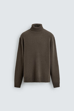 100% WOOL HIGH NECK JUMPER