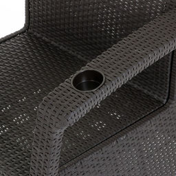 Набор садовой мебели, 2 кресла, стол, пластик, металл, мокко - Simaland фото 6