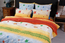 КПБ Звездочки бязь сем.