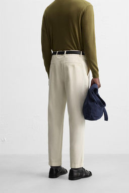 TWILL CHINO TROUSERS - Zara фото 3