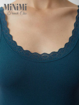 Mi1321S French Chic Майка на широких бретелях MiNiMi