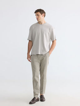 Relax Fit %100 Pamuk Basic Erkek Ti??rt