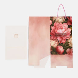 Цена за 5 шт. Коробка для цветов с вкладышем, Прекрасных моментов, с ручками, 20?20?35 см