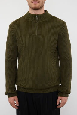 TRENDYOL MAN Indigo Casual Regular Yar?m Bal?kc? Yaka Duz Triko Kazak TMNAW22KZ1908 - Trendyolmilla фото 51