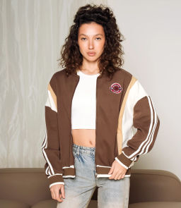 Бомбер #КТ2611 (2), коричневый