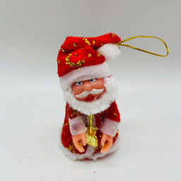 Елочная игрушка - Дед Мороз c музыкальным инстр. 9 см 12 шт в уп (арт. 6210-14) - Ип лебедев о.ю фото 5