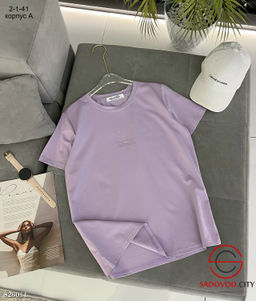 Футболка женская однотонная