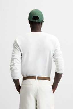 BASIC SLIM FIT T-SHIRT - Zara фото 4