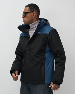 Горнолыжная куртка мужская зимняя черного цвета 7611Ch - Mtforce фото 2