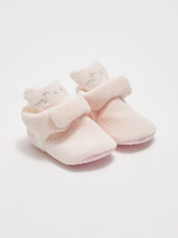 Nak?? Detayl? C?rt C?rtl? K?z Bebek Y?r?me ?ncesi Ev Ayakkab?s?