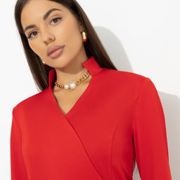 Платье на запах с подплечниками Уйти чуть раньше - Charutti фото 3