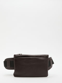Мужская поясная сумка CALZETTI ADAM R Артикул 2435959, темно-коричневый  фото 2