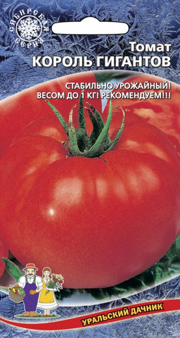 Томат КОРОЛЬ ГИГАНТОВ Супергиганты до 1 кг! Стабильно высокая урожайность!