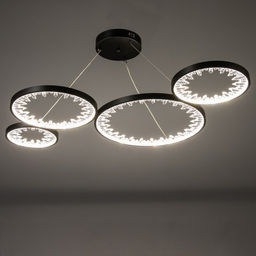 Светильник «Кристалл» LED 130 Вт 3000-6000К черный 96×55×100 см BayerLux