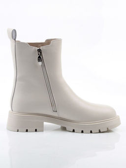 04-PAT177-2Z MILK Ботинки зимние женские (натуральная кожа, 100% шерсть)