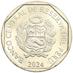 1 соль 2024 года Перу Керамика доколумбового периода Культура Моче