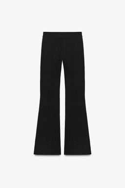 PANTAL?N INTERLOCK FLARE / Negro - Zara фото 5