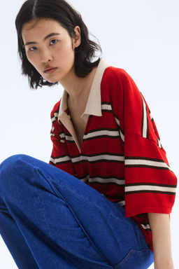 Polo oversize en punto fino - H&m фото 2