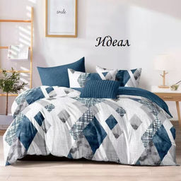 Комплект постельного белья Идеал от з/л, Поплин евро