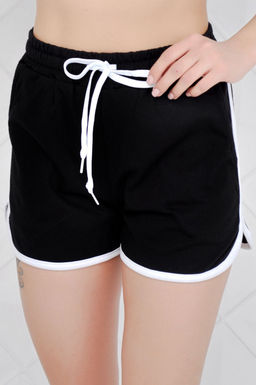 Арт. 9105 Пижама с шортами 42-50 (5 шт) Цвет:верх-черный,низ-черный - Калинка фото 4