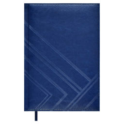 Ежедневник недатированный ESCALADA, #ИЛОН МАСК, А5, 160 л., арт. 67199/ 15 САРИФ ЭКОНОМ СИНИЙ (кожз