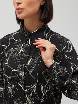 Блузка черная - Tantino фото 9