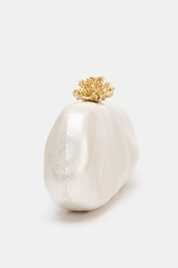 CLUTCH DETALLE MET?LICO / blanco - Zara фото 6