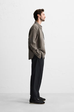 FADED DENIM SHIRT - Zara фото 12