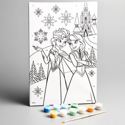 Картина по номерам, 20 х 30 см Время волшебства, Холодное сердце - Disney фото 2