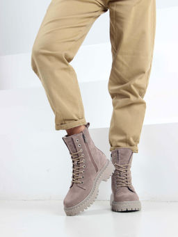 Ботинки 327.asteria.ka капучино замш/Мех